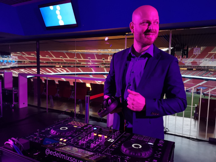 Edelmix Dj en el Wanda Metropolitano